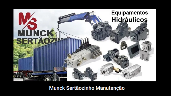 Munck Sertãozinho manutenção e indústria de equipanentos hidráulicos com segurança e agilidade SP