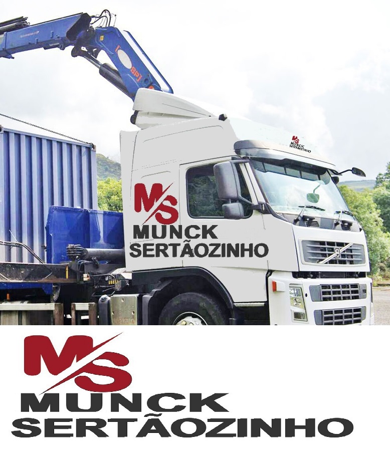 Munck em Sertãozinho com operador qualificado. Içamento, transporte de máquinas e cargas pesadas com segurança e agilidade. Solicite orçamento!